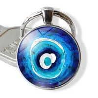 Fashion Devil's Eye Alloy Glass Keychain main image 5