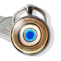 Fashion Devil's Eye Alloy Glass Keychain sku image 8