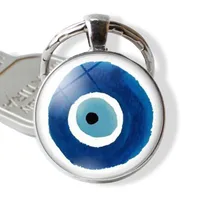 Fashion Devil's Eye Alloy Glass Keychain sku image 10