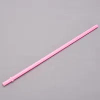 Factory Direct Supply 7mm Aperture Straw 28 Color Solid Color Plastic Cup Accessories Pp Straw Non-disposable Band Straw sku image 18