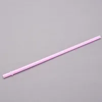 Factory Direct Supply 7mm Aperture Straw 28 Color Solid Color Plastic Cup Accessories Pp Straw Non-disposable Band Straw sku image 1