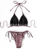 Women's Sexy Solid Color Polyester Bikinis main image 2