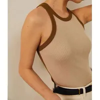 Women's Racerback Tank Tops Tank Tops Casual Color Block sku image 2