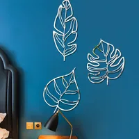 Fashion Leaves Plastic Wall Sticker main image 4