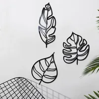 Fashion Leaves Plastic Wall Sticker main image 3