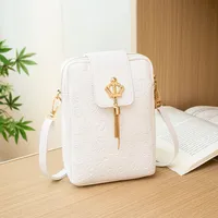 Women's Small Pu Leather Cute Phone Wallet sku image 2