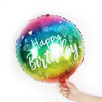 Birthday Letter Star Candy Aluminum Film Party Balloon sku image 10