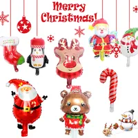 Christmas Christmas Tree Santa Claus Snowman Aluminum Film Party Balloon main image 4