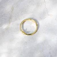 Fashion Butterfly Copper Rings Gold Plated Zircon Copper Rings 1 Piece main image 3