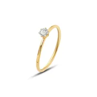 Wholesale Jewelry Fashion Geometric 304 Stainless Steel Zircon 18K Gold Plated Plating Rings main image 3