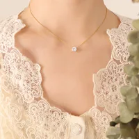 Fashion Geometric Titanium Steel Plating Necklace main image 1