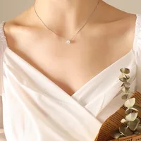 Fashion Geometric Titanium Steel Plating Necklace sku image 1