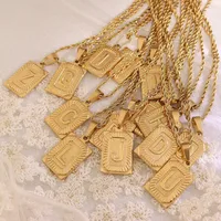 Wholesale Jewelry Simple Style Letter 304 Stainless Steel 18K Gold Plated Plating Choker main image 3
