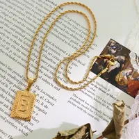 Wholesale Jewelry Simple Style Letter 304 Stainless Steel 18K Gold Plated Plating Choker sku image 2