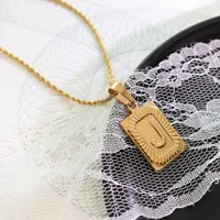 Wholesale Jewelry Simple Style Letter 304 Stainless Steel 18K Gold Plated Plating Choker sku image 10