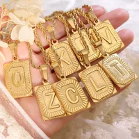 Wholesale Jewelry Simple Style Letter 304 Stainless Steel 18K Gold Plated Plating Choker main image 1