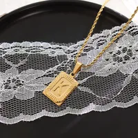 Wholesale Jewelry Simple Style Letter 304 Stainless Steel 18K Gold Plated Plating Choker sku image 11