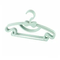 Simple Geometric Retractable Plastic Drying Rack Clothes Hanger sku image 5