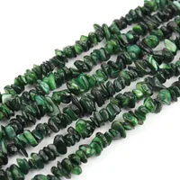 Semi-finished Natural Crystal Jade Loose Irregular Gravel Demagnetizing Stone Beaded sku image 12