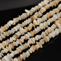 Semi-finished Natural Crystal Jade Loose Irregular Gravel Demagnetizing Stone Beaded sku image 10