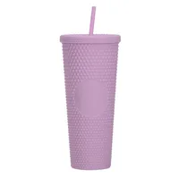 Double-layer Plastic Straw Cup Large Capacity Creative 710ml Cup Portable Cup sku image 13
