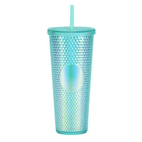Double-layer Plastic Straw Cup Large Capacity Creative 710ml Cup Portable Cup sku image 16