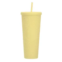 Double-layer Plastic Straw Cup Large Capacity Creative 710ml Cup Portable Cup sku image 14