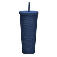 Double-layer Plastic Straw Cup Large Capacity Creative 710ml Cup Portable Cup sku image 6