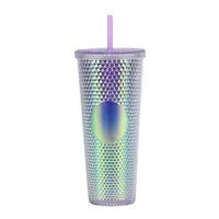 Double-layer Plastic Straw Cup Large Capacity Creative 710ml Cup Portable Cup sku image 30
