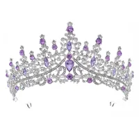 New Retro Luxury Full Diamond Alloy Crown Wedding Dress Wholesale Nihaowholesale sku image 3
