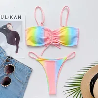 Women's Tie Dye 2 Piece Set Bikinis main image 3