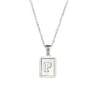Wholesale Jewelry Fashion Letter 304 Stainless Steel Plating sku image 15