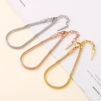 Fashion Geometric Titanium Steel 18K Gold Plated Bracelets Jewelry In Bulk main image 1
