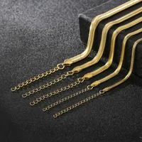 Fashion Geometric Titanium Steel 18K Gold Plated Bracelets In Bulk main image 4