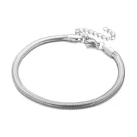 Fashion Geometric Titanium Steel 18K Gold Plated Bracelets In Bulk sku image 6