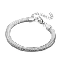 Fashion Geometric Titanium Steel 18K Gold Plated Bracelets In Bulk sku image 4