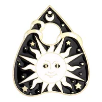 Vintage Style Classic Style Sun Heart Shape Cat Alloy Stoving Varnish Unisex Brooches sku image 1