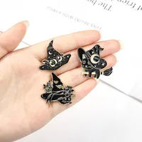 Fashion Cat Alloy Stoving Varnish Brooches main image 1