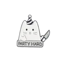 Cute Letter Cat Alloy Plating Unisex Brooches sku image 5