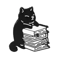 Cute Cat Alloy Stoving Varnish Unisex Brooches sku image 7