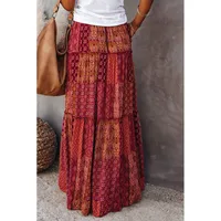 Women's Skirt Streetwear Printing Printing Maxi Long Dress Holiday Daily main image 4