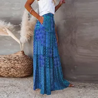 Women's Skirt Streetwear Printing Printing Maxi Long Dress Holiday Daily main image 1