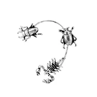 Exaggerated Insect Alloy Plating Rhinestone Ear Hook sku image 3
