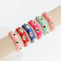 Fashion Devil's Eye Copper Open Ring Plating Copper Rings main image 2