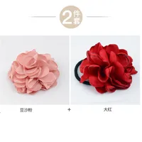 Korean New Fashion Wild Simulation Rose Cheap Scrunchies Wholesale sku image 7