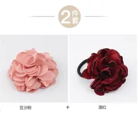 Korean New Fashion Wild Simulation Rose Cheap Scrunchies Wholesale sku image 8