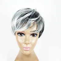 Women's Fashion Casual High-temperature Fiber Air Bangs Short Curly Hair Wigs main image 4