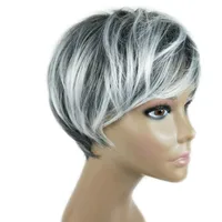 Women's Fashion Casual High-temperature Fiber Air Bangs Short Curly Hair Wigs main image 3