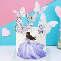Human Butterfly Paper Party Cake Decorating Supplies main image 3