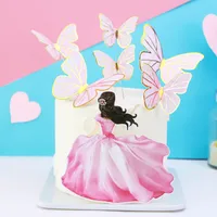 Human Butterfly Paper Party Cake Decorating Supplies main image 4